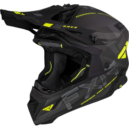 FXR Helium Carbon with D-Ring MX Helmet