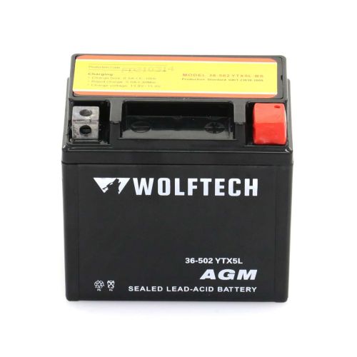 Wolftech Maintenance Free Battery - YTX5L-BS