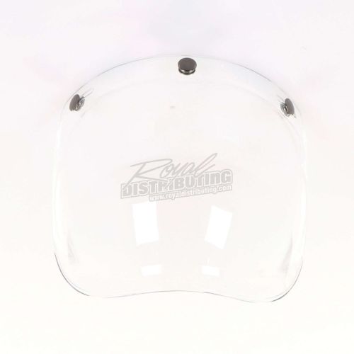 Highway 2 Universal 3-Snap Motorcycle Bubble Shield