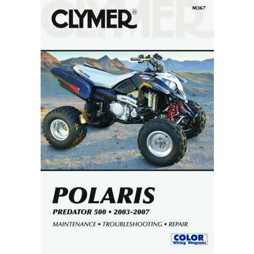 Clymer Repair Manual, Polaris Predator 500 
