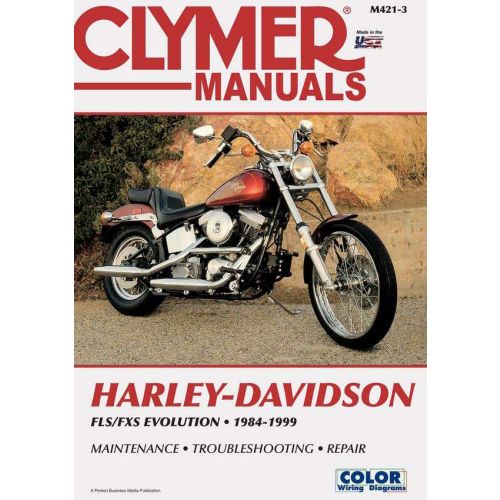 Clymer Repair Manual - Harley Davidson - FLS/FXS Evolution - M421-3
