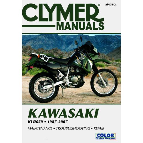 Clymer Repair Manual - Kawasaki -KLR650 - M474-3